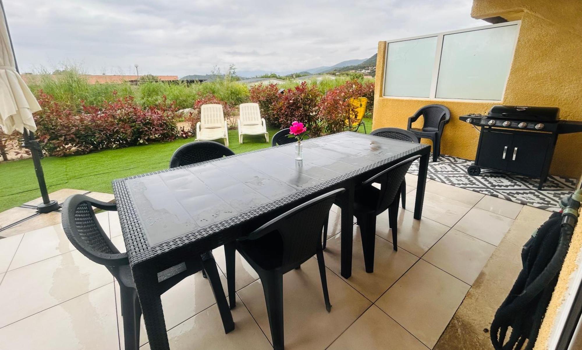 La Belle Vie F4 Bord De Plage Avec Jardin Calcatoggio  Exterior foto